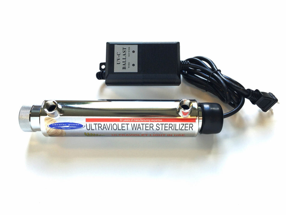 Crystal Quest 1 GPM Ultraviolet Water Sterilizer System, 110V (CQE-UV-00101)