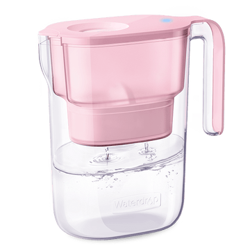 Waterdrop Elfin Pitcher Water Filter for Home PT-05 with 1 Filter, Pink (WD-PT-05P)
