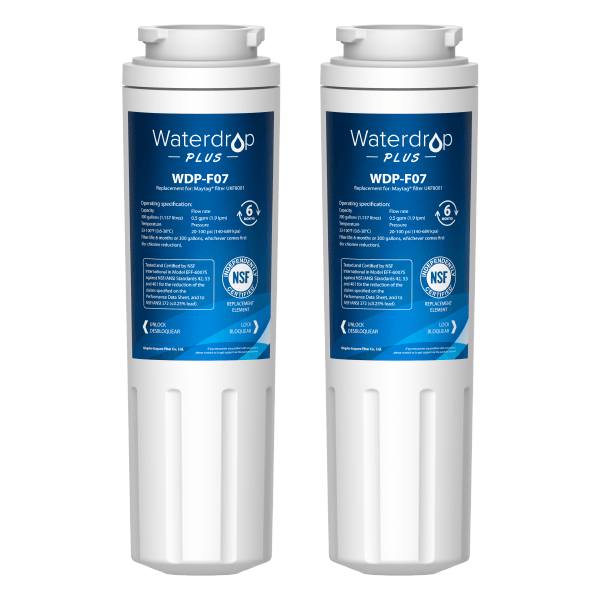 Waterdrop WDP-F07 Replacement for Maytag® Fridge Water Filter UKF8001