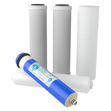 WaterWorld USA 5-Stage RO Filter Kit - With Membrane (KIT-5STGE-FLTR-MEM)