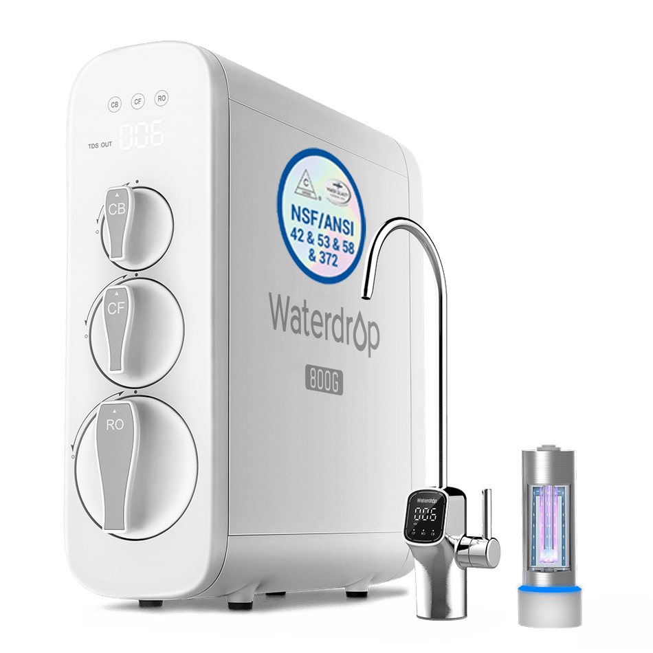 800 GPD Tankless Reverse Osmosis System - Waterdrop G3P800