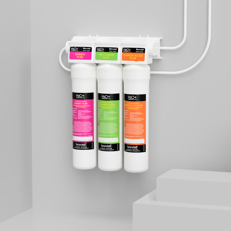 Coral Three-Stage Under Sink Water Filtration System - image 2