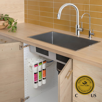 Coral Three-Stage Under Sink Water Filtration System