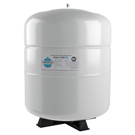 RO-132, 4 Gallon Metal RO Tank White, 1/4 MPT