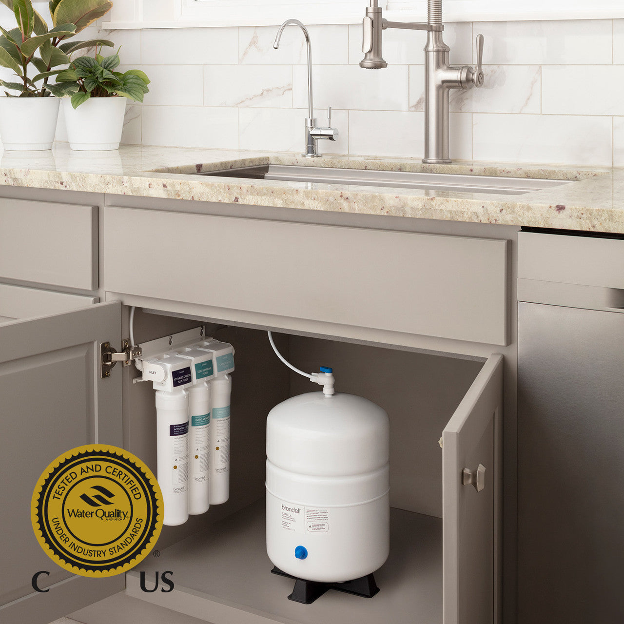 H2O+ Capella RC250 Reverse Osmosis Water Filtration System