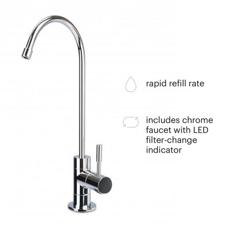 Circle Reverse Osmosis Under Counter Water Filtration System with Brushed Nickel Faucet - image 9