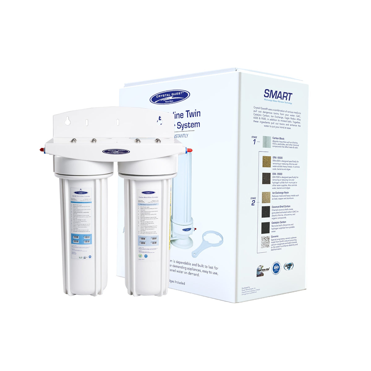 Crystal Quest Commercial Inline SMART Water Filter, view 3