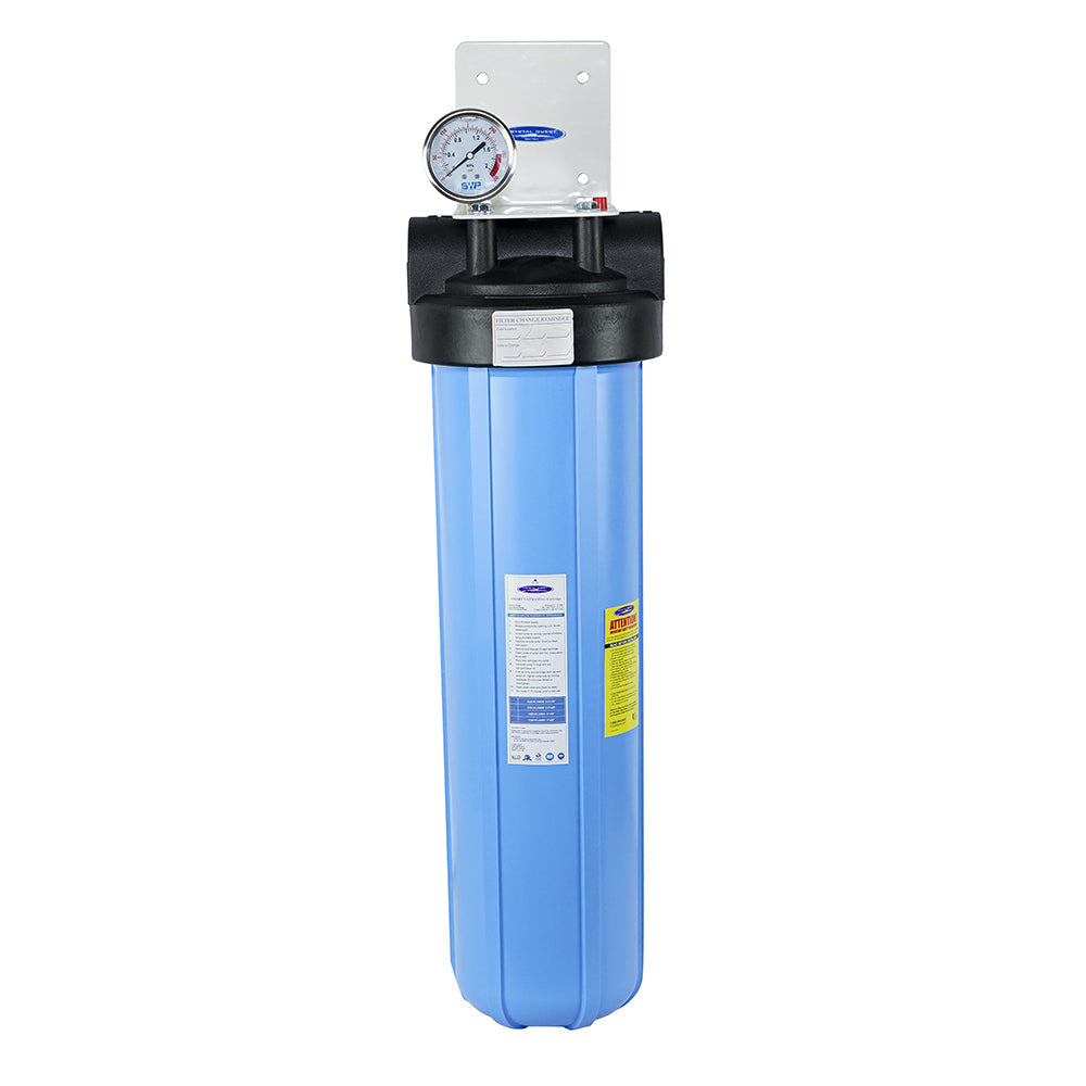 Big Blue Whole House Water Filter, SMART Series (6-8 GPM | 2-3 people)