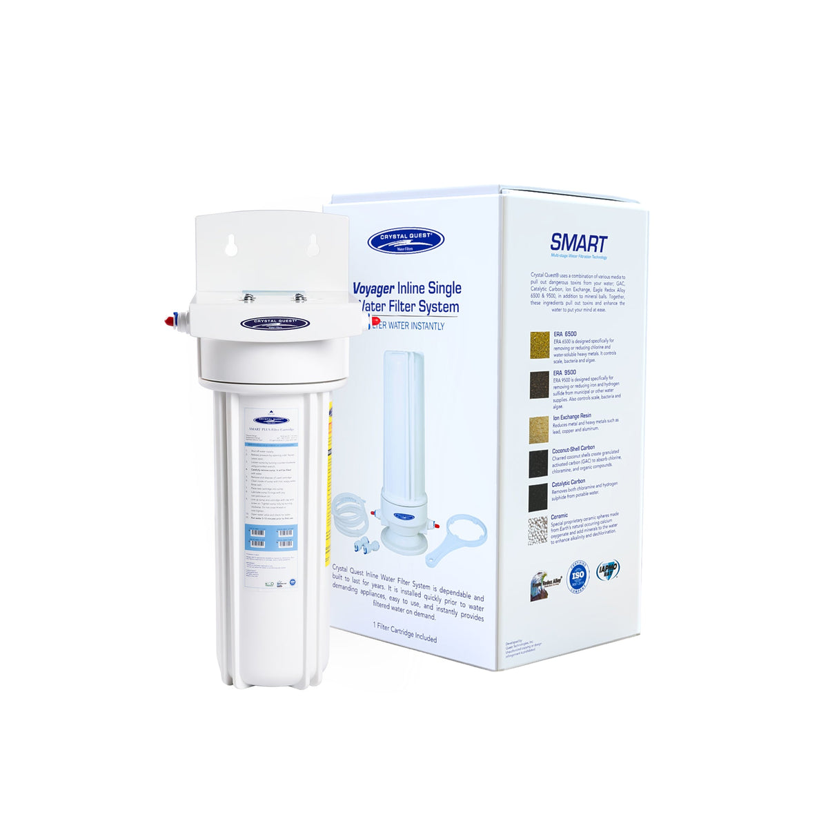 Crystal Quest Commercial Inline SMART Water Filter