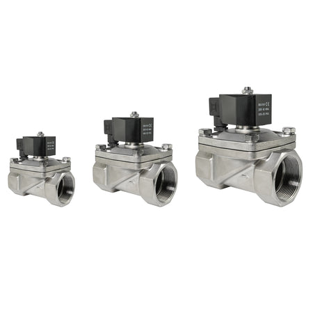 Crystal Quest Solenoid Valves - 1'' / Stainless steel / 220 (CQE-PT-07002S2)