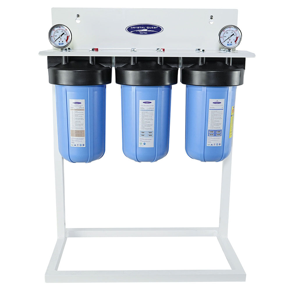 Compact Whole House Water Filter, Fluoride Removal (2-4 GPM | 1-2 people)
