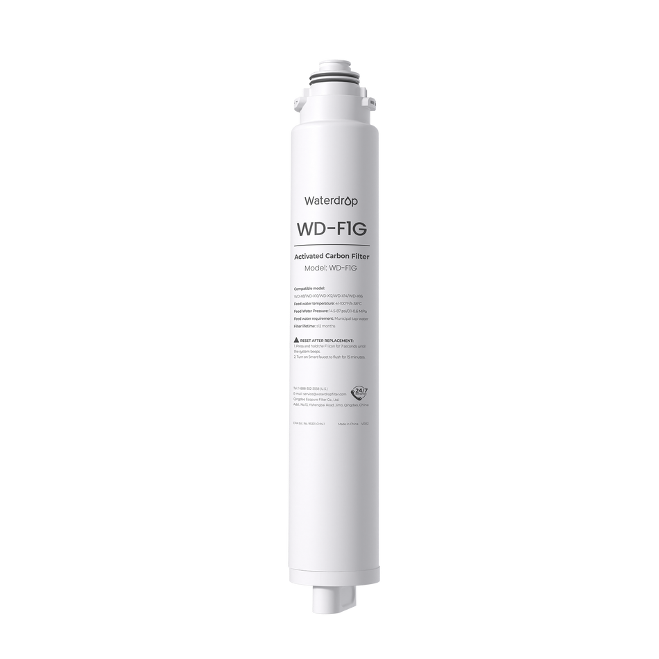 F1G Filter for Waterdrop X8 Reverse Osmosis System