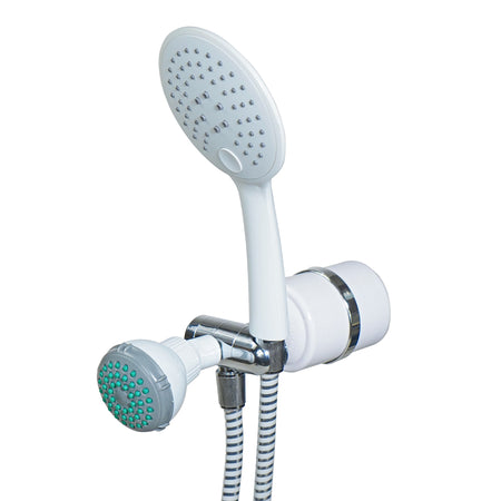 Crystal Quest 2-in-1 Handheld and Shower Head Combo Filter - Black (CQE-SP-00818)